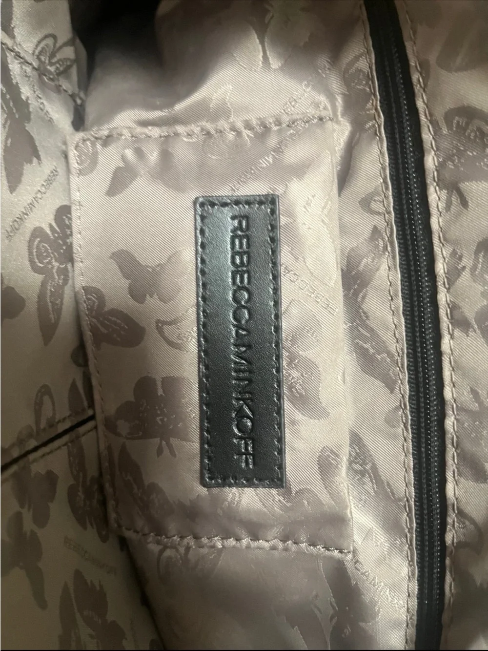 Rebecca Minkoff Light Blue Regan Leather Satchel with Tassel Details